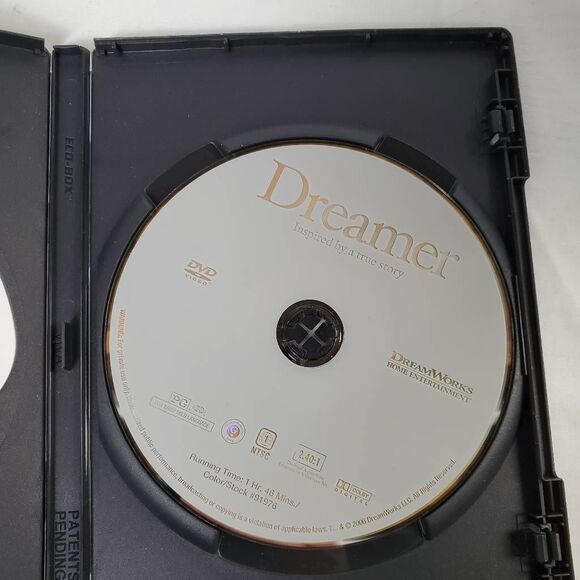 Dreamer DVD (Kurt Russell, Dakota Fanning, True Story Family Drama) - Picture 2 of 3